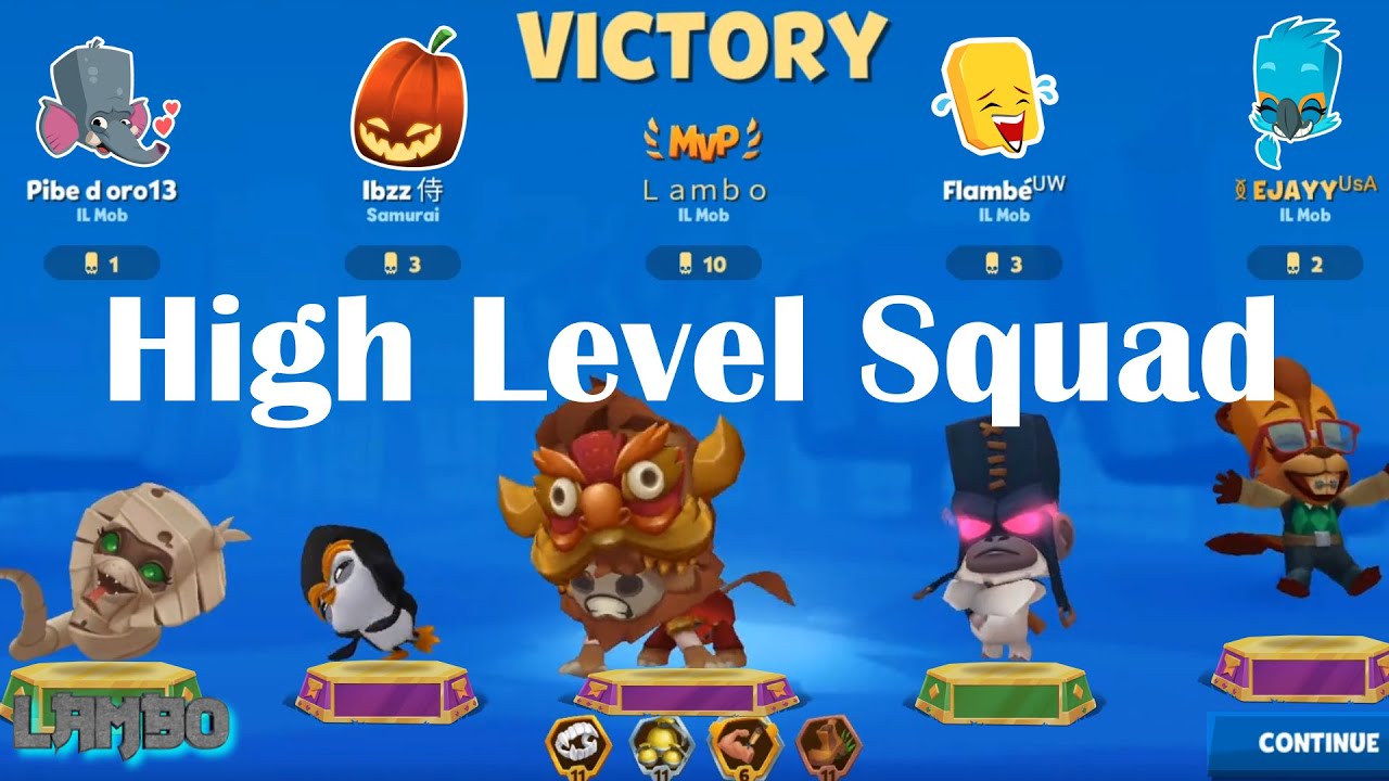 High Level Squad | Epic Buck Gameplay | Zooba