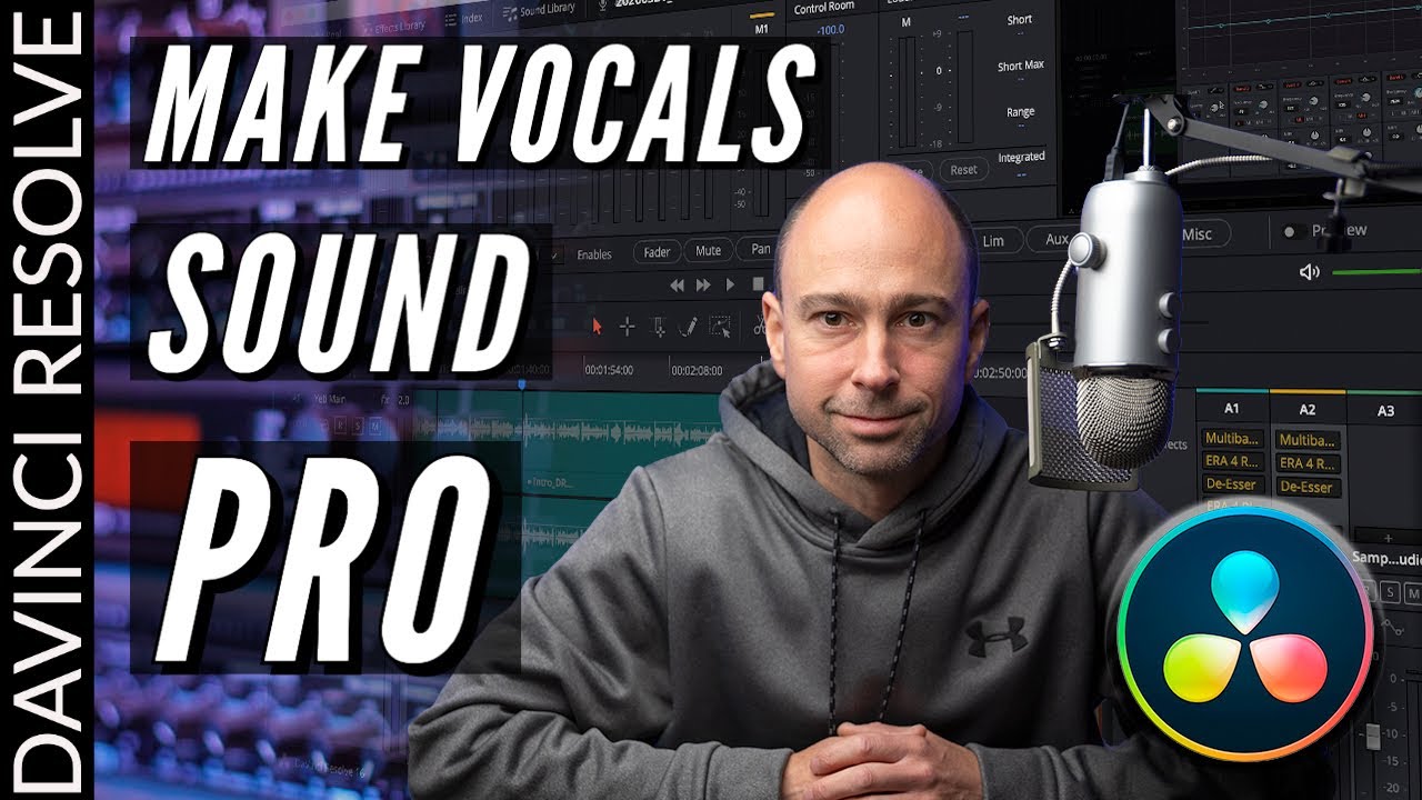 Make VOCALS Sound PROFESSIONAL in DaVinci Resolve 16 | Professional Audio in your Video