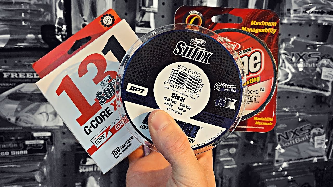 Les Différents Fils à Pêche! - Cours 101 (Tresse/Fluorocarbone/Monofilament)