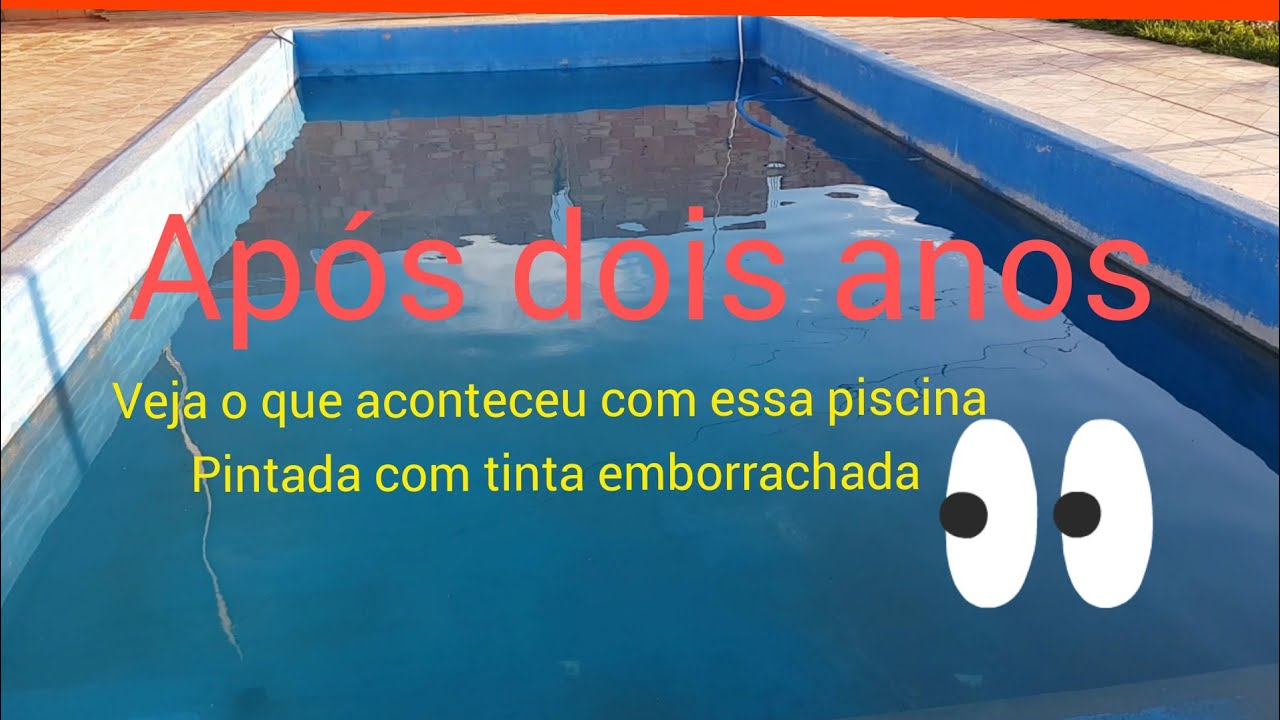 Olha o que aconteceu com essa piscina Pintada