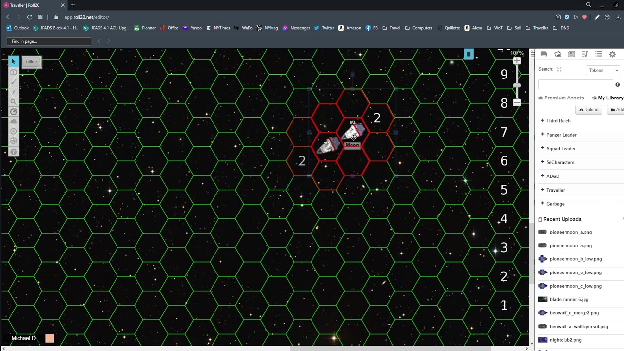 Traveller Space Combat   Movement