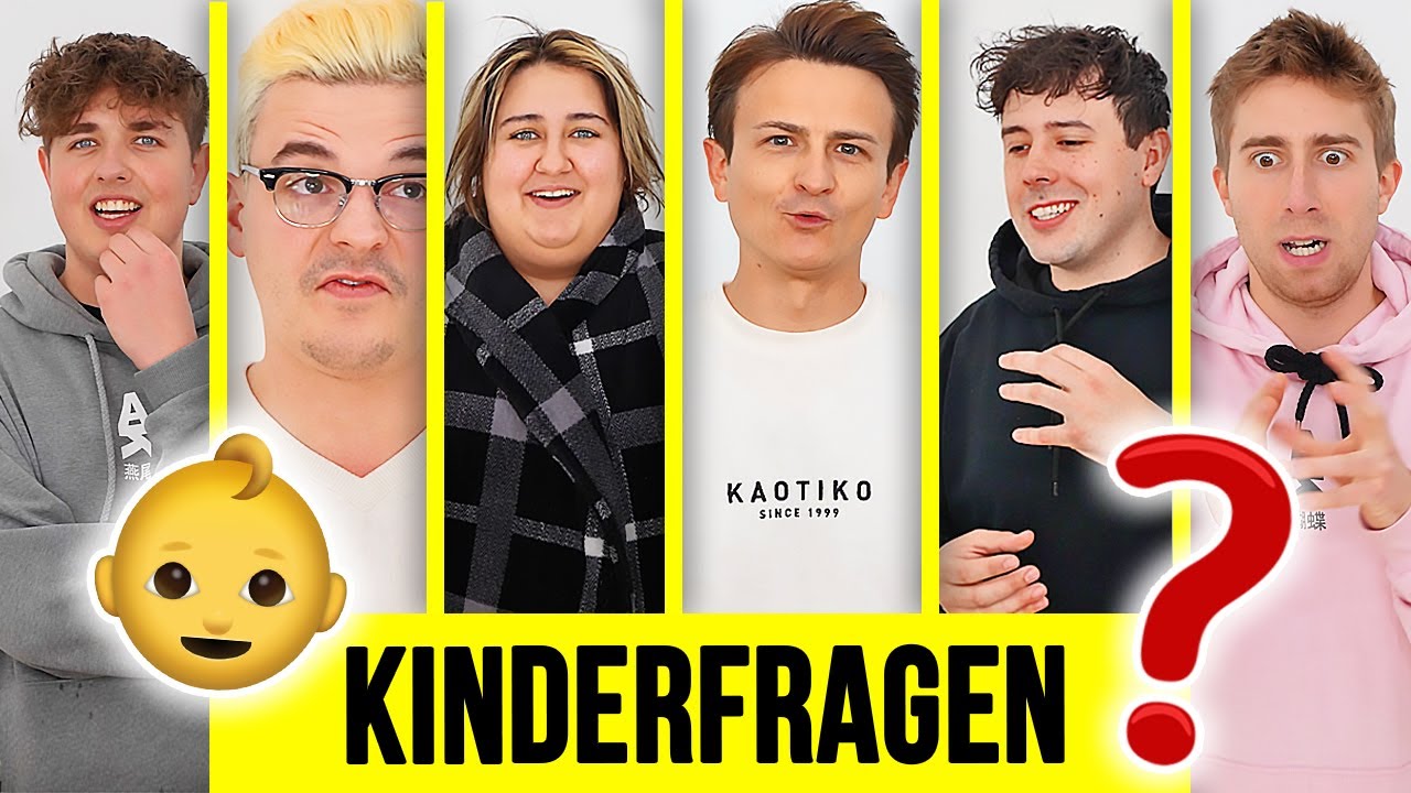 YOUTUBER beantworten KINDERFRAGEN! 👶❓ ft. CrispyRob, Sandra, Smiley, Falco & Gewitter Im Kopf