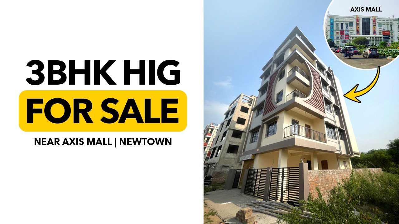 3 BHK 1480 sq ft HIG Flat in Newtown Action Area 1 behind Axis Mall | Newtown CE Block | Watta Place