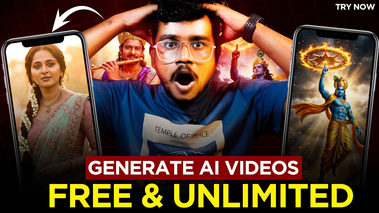No Skills Needed! Make Divine God Videos Using FREE AI Tools | Telugu Ai |