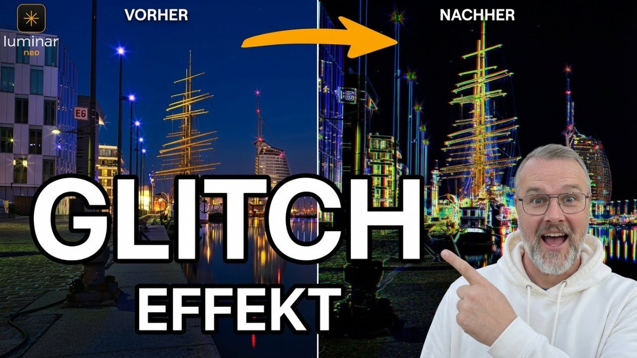 Cooler Glitch Effekt in Luminar Neo – So einfach geht's!
