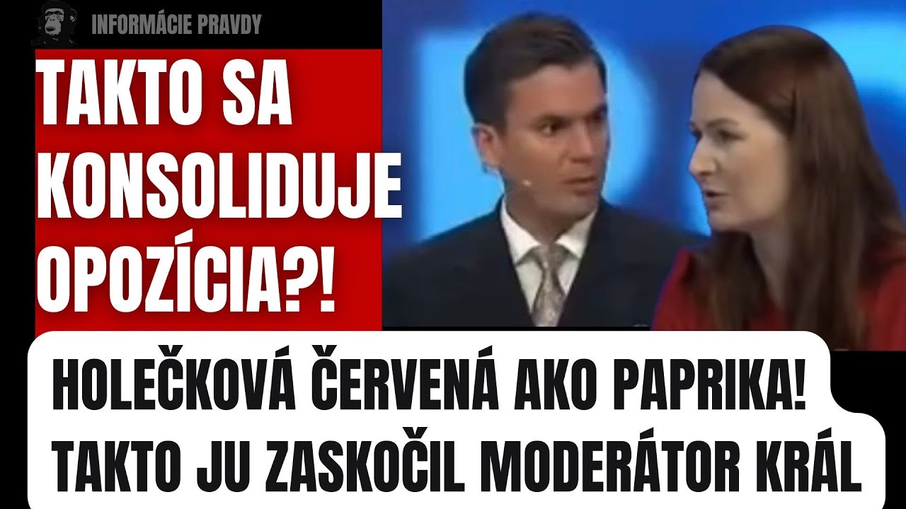 Takto vyzer&aacute; opoz&iacute;cia v praxi! Holečkov&aacute; zostala zaskočen&aacute; moder&aacute;torom Kr&aacute;lom #politika #fico #smer 