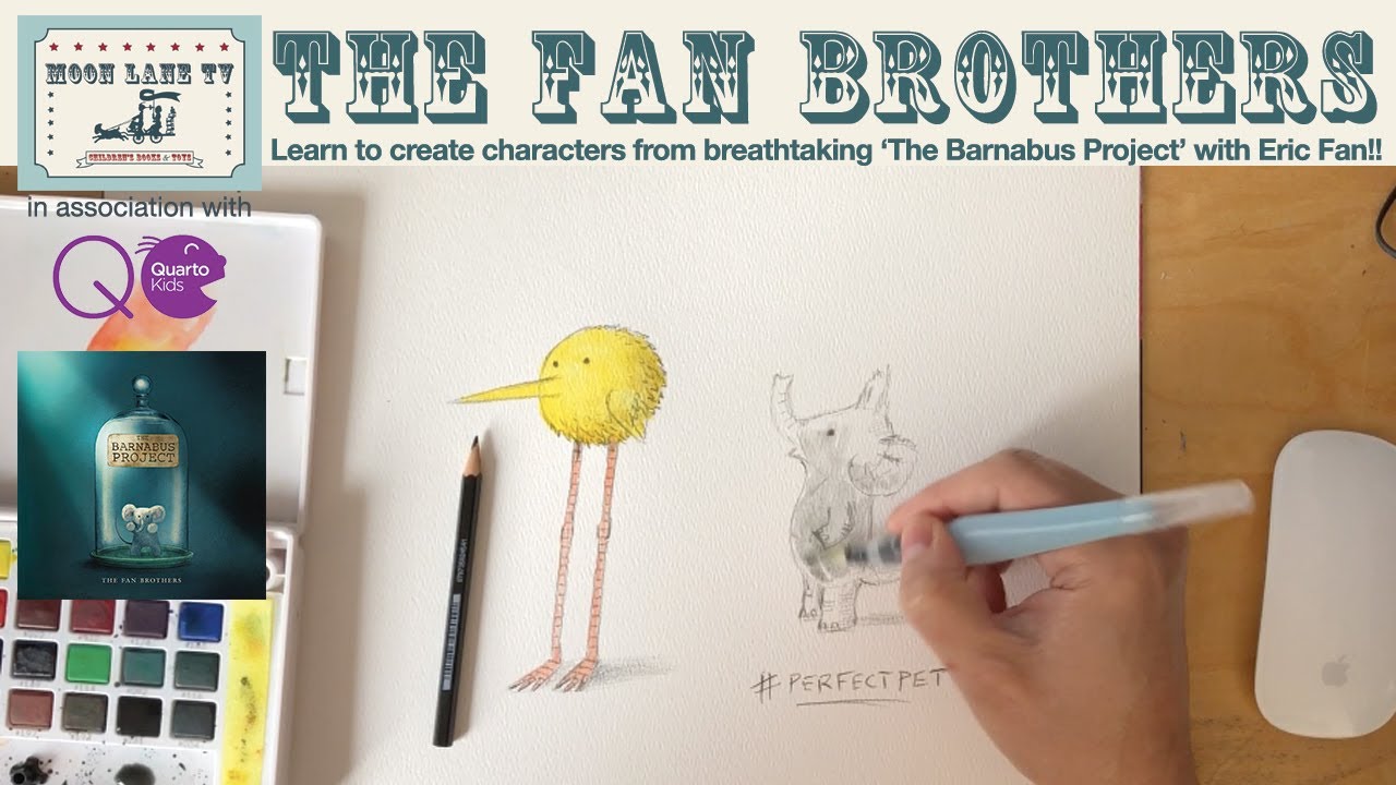 ‘The Barnabus Project’ draw-along with The Fan Brothers ( Eric, Devin & Terry Fan (for ages 5+)