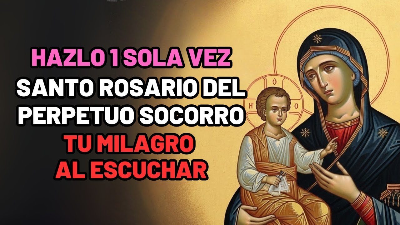 ¡EN VIVO! Santo Rosario del PERPETUO SOCORRO: Tu Milagro SE DESATA al Escuchar (¡Quédate Ahí!)