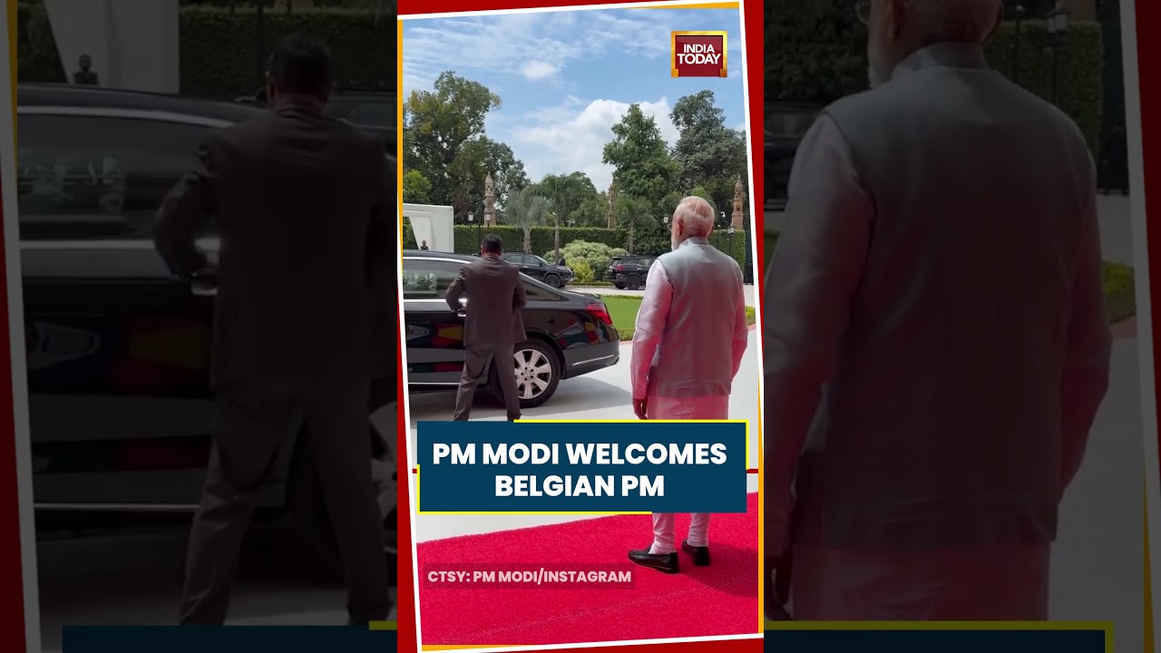 PM Modi Welcomes Belgian PM Bart De Wever In Delhi | India-Belgium Ties #pmmodi
