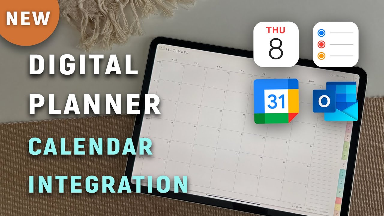 Свяжите Digital Planner с Google Calendar, Apple Calendar и напоминаниями | Интеграция с новым ка...