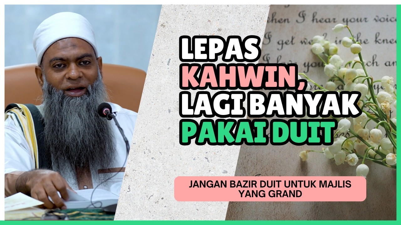 Kenduri Kahwin SIMPLE Pun Okayy 👍| Ustaz Shahul Hamid