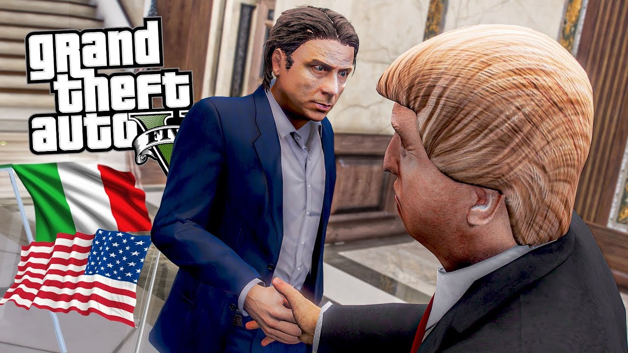 GIUSEPPE CONTE incontra DONALD TRUMP!! - LSPDFR POLIZIA USA 👮‍♀️
