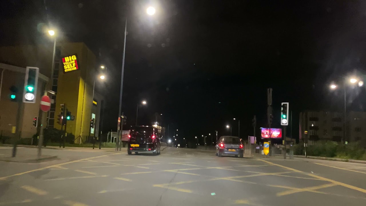London Night Drive Views From West London To East London 4K || London Views