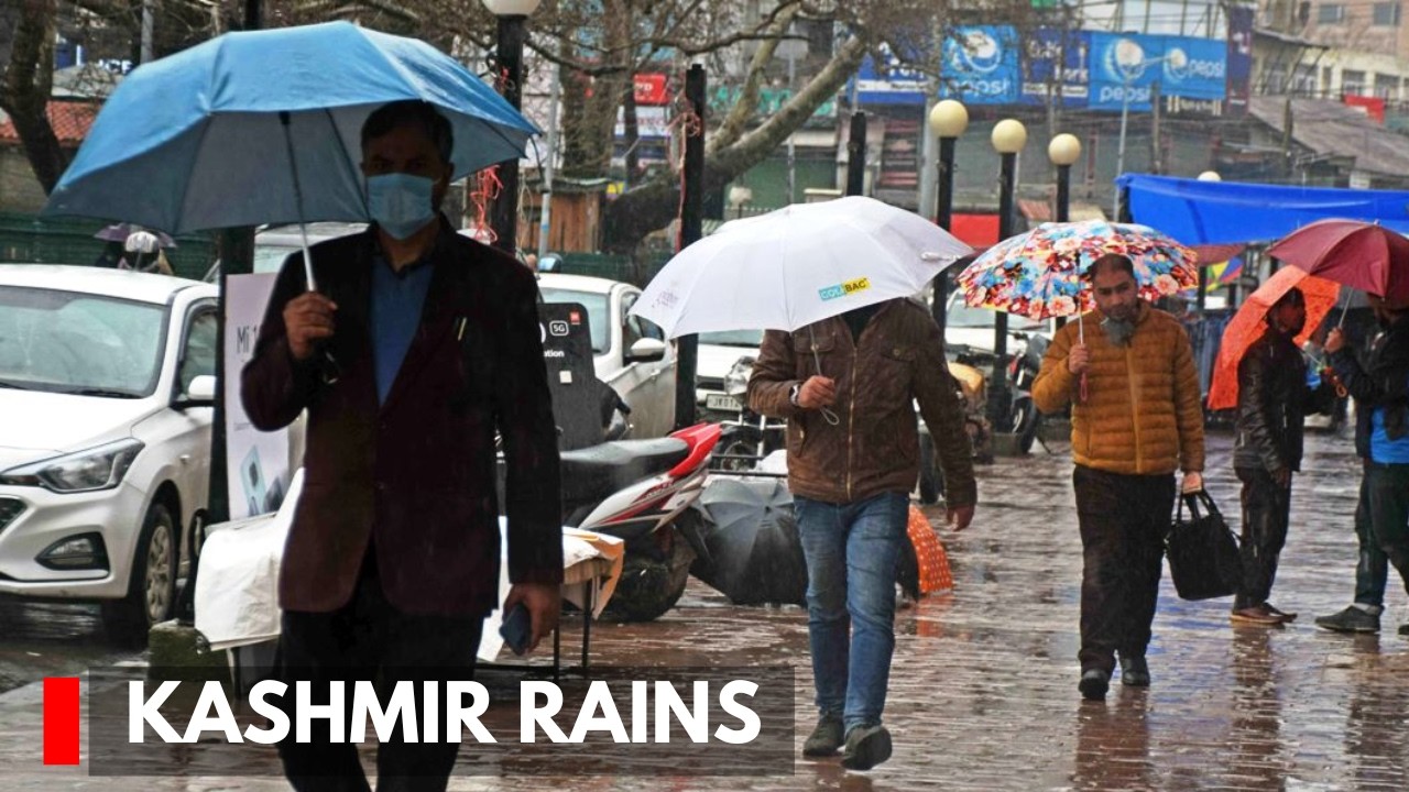 Rains Lash Kashmir, MeT Forecasts More Wet Weather