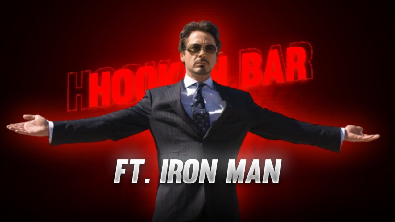 HOOKAH BAR FT.IRON MAN 😘 | HOOKAH BAR X IRON MAN 😍 | IRON MAN HOOKAH BAR EDIT 😈