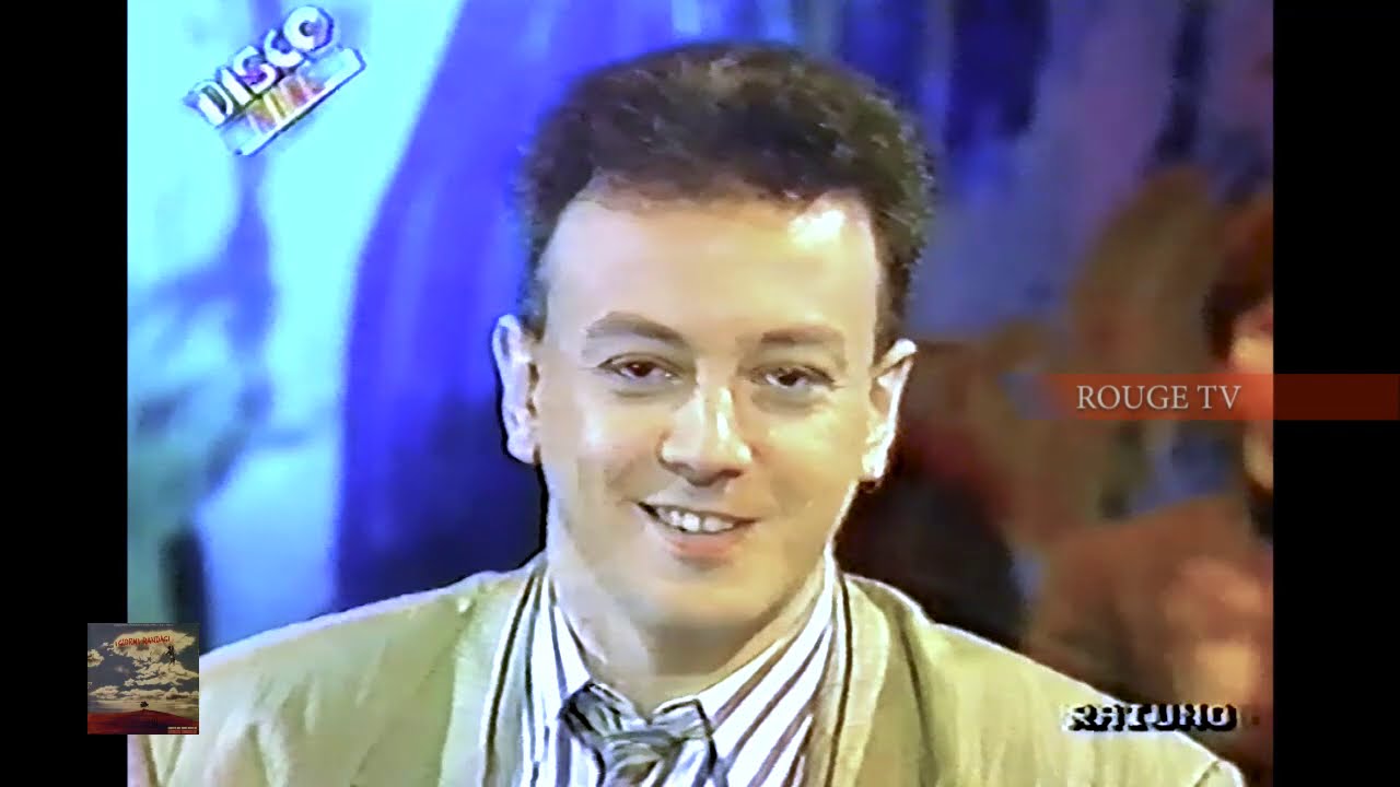 Enrico Ruggeri a Discoring  - GIORNI RANDAGI - VideoClip Integrale - 1988