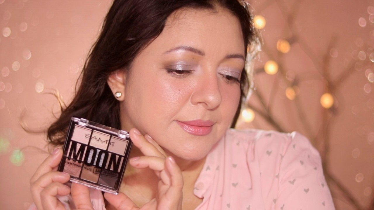 PROBANDO LA NUEVA PALETA MOON DE LAS BACK TO BASIC DE SAMY @SamyCosmeticsOficial