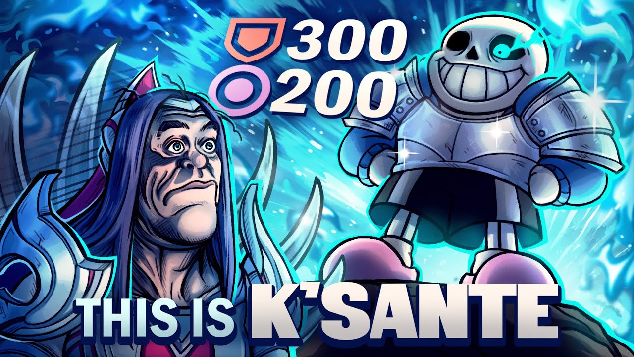 K'Sante👤4,700 HP💪329 Armor🤷‍♂️201 MR💦 Unstoppable🚫
