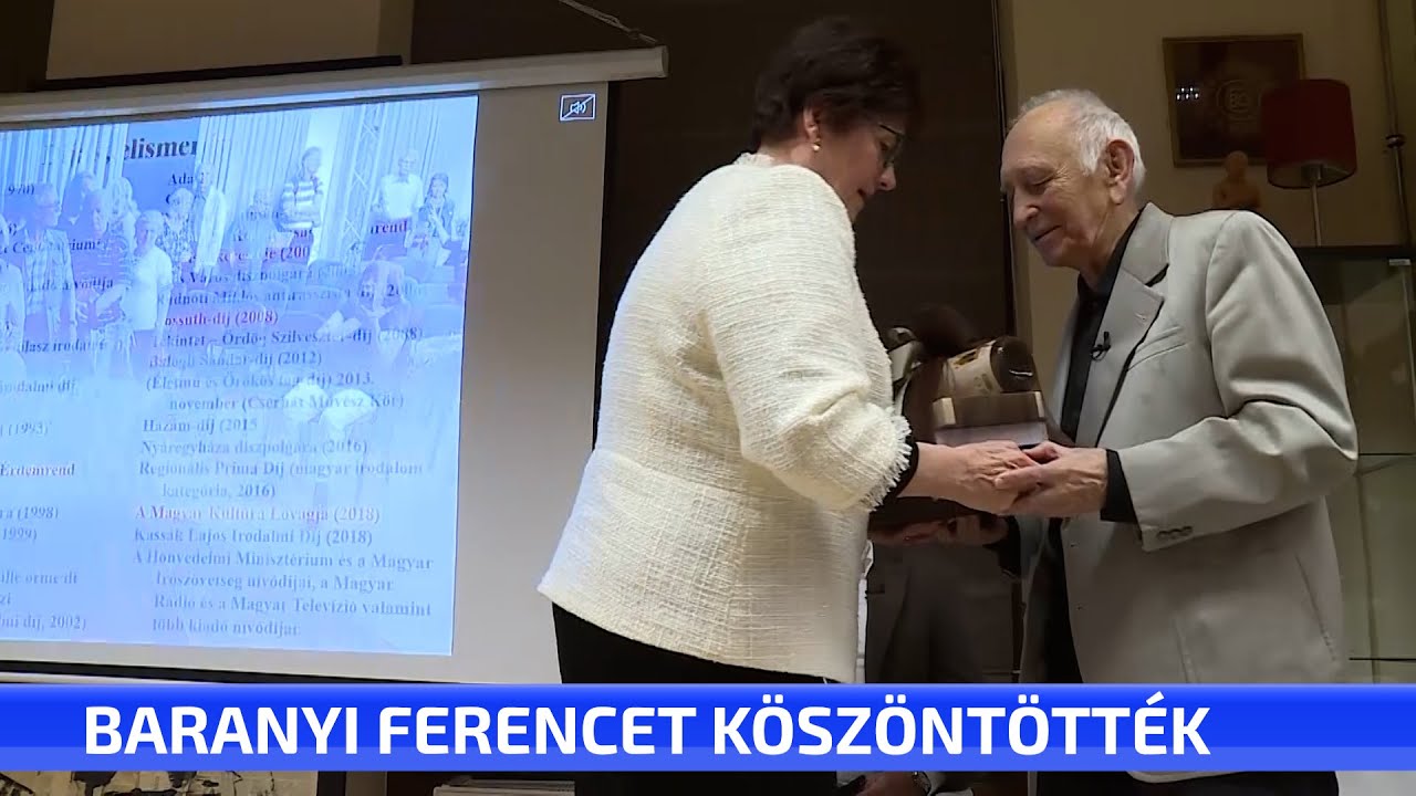 Baranyi Ferencet köszöntötték