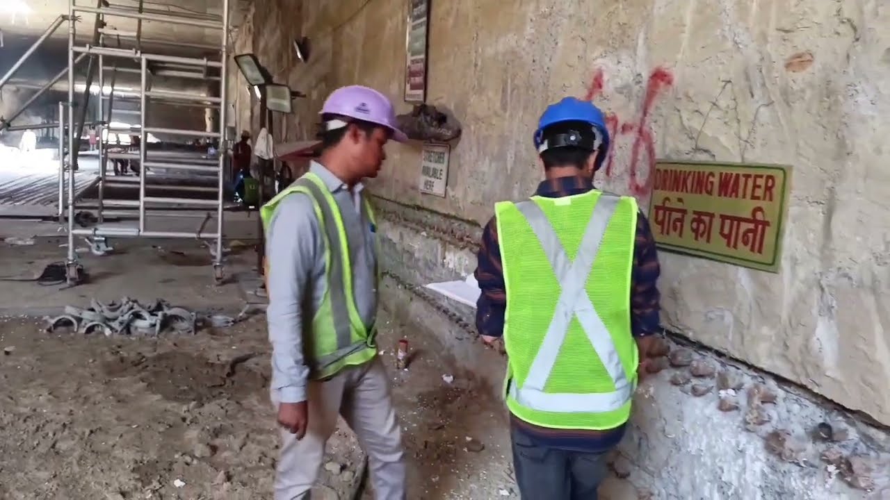 Kanpur Metro Transport nagar ! D-wall Process Explained ! Deepest Metro station of india