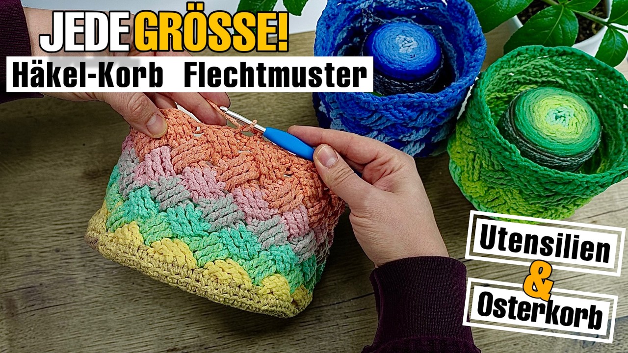 Flechtmuster häkeln leicht gemacht: Perfekt für feines Garn & Rope
