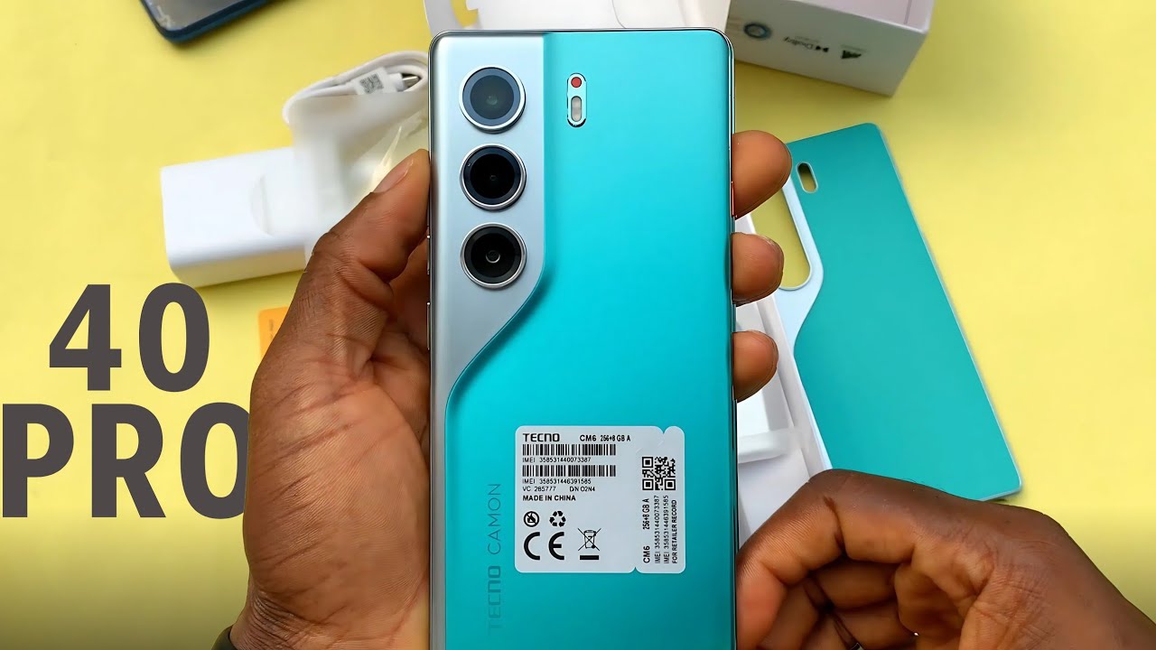 Tecno Camon 40 Pro: распаковка и первые впечатления ⚡