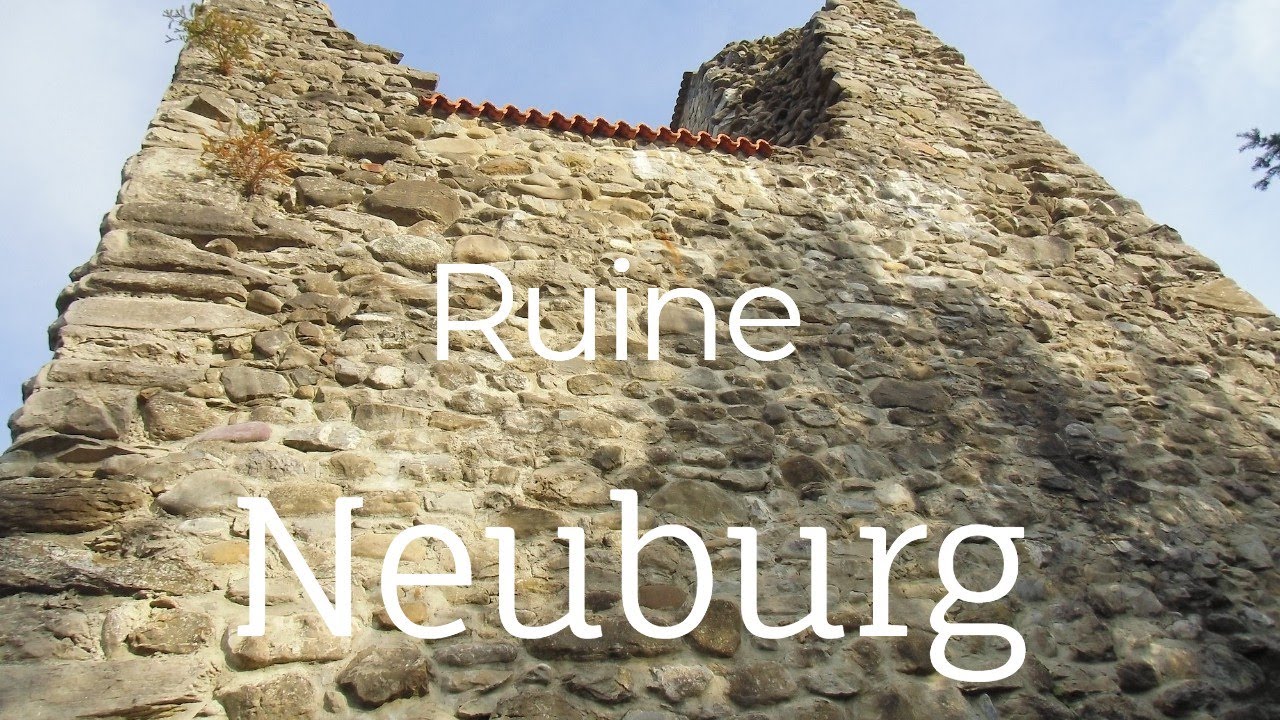 Die Ruine Neuburg bei Mammern in der Schweiz