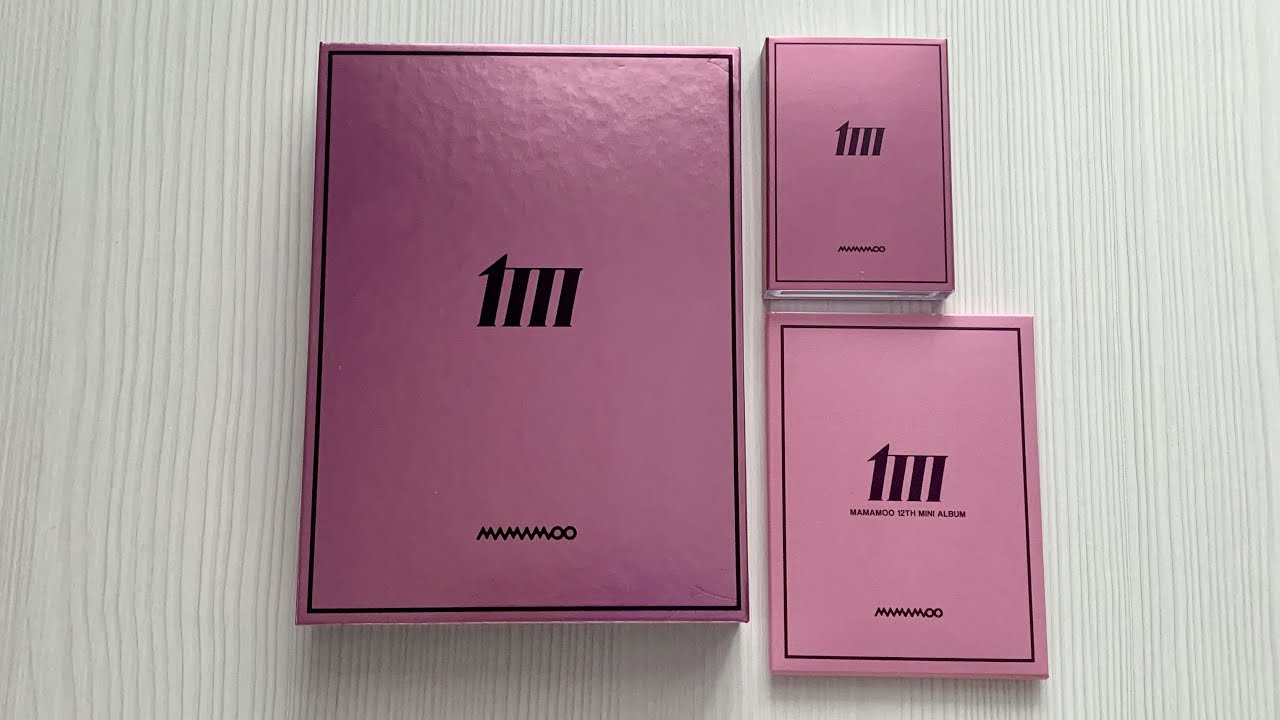 Распаковка альбома Mamamoo / Unboxing album Mamamoo MIC ON (MAIN, PVC Photo Card & Platform ver.)