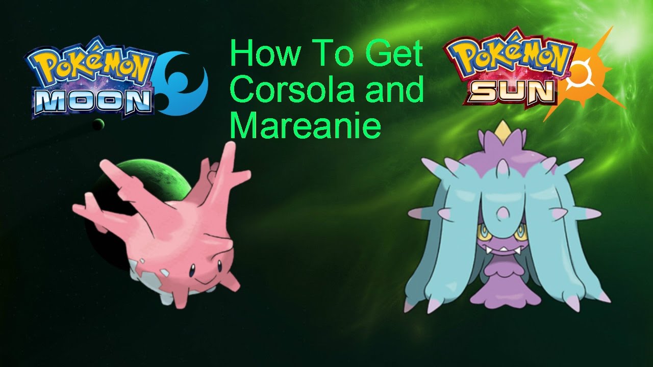 Pokemon Sun and Moon Guide Series: How to get Corsola and Mareanie