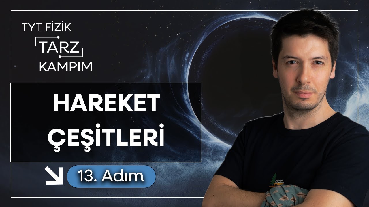 13) TYT Fizik Tarz Kampı | D&uuml;zg&uuml;n Doğrusal Hareket | Hareket &Ccedil;eşitleri ve Konum