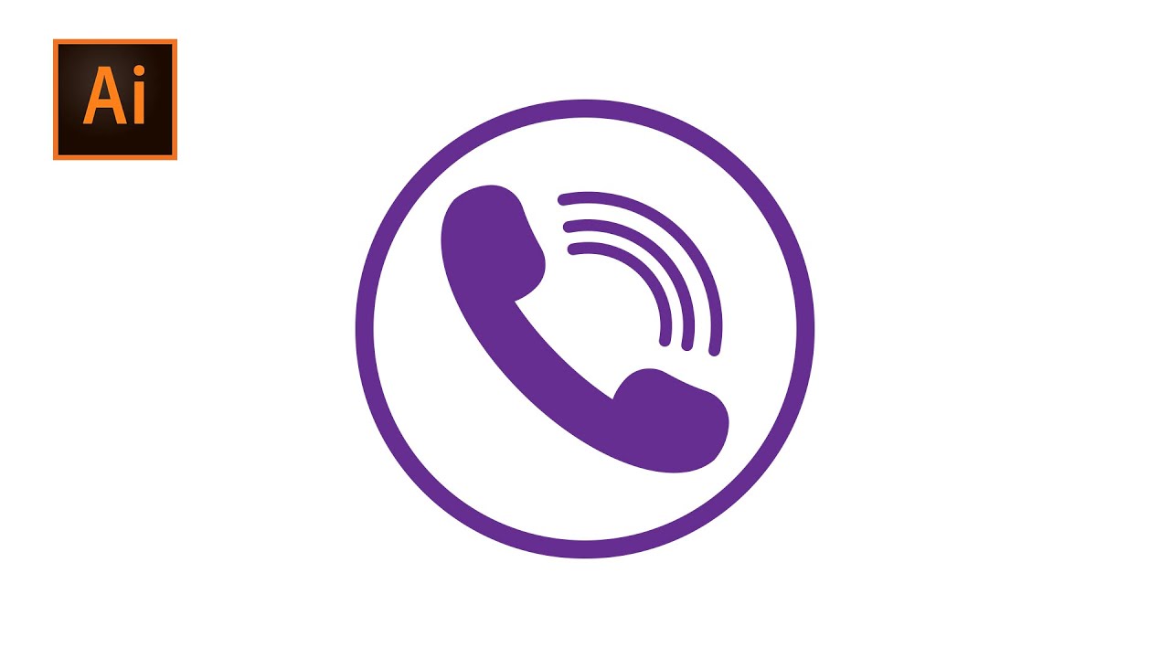 Phone Icon Design || Adobe Illustrator Phone Icon Design Tutorial || Telephone Icon