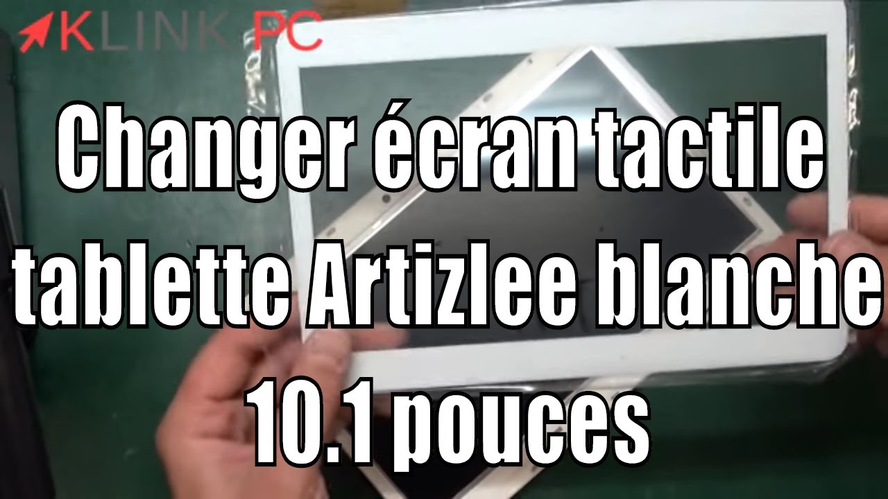 Как изменить сенсорный экран вашего 10,1-дюймового белого планшета Artizlee