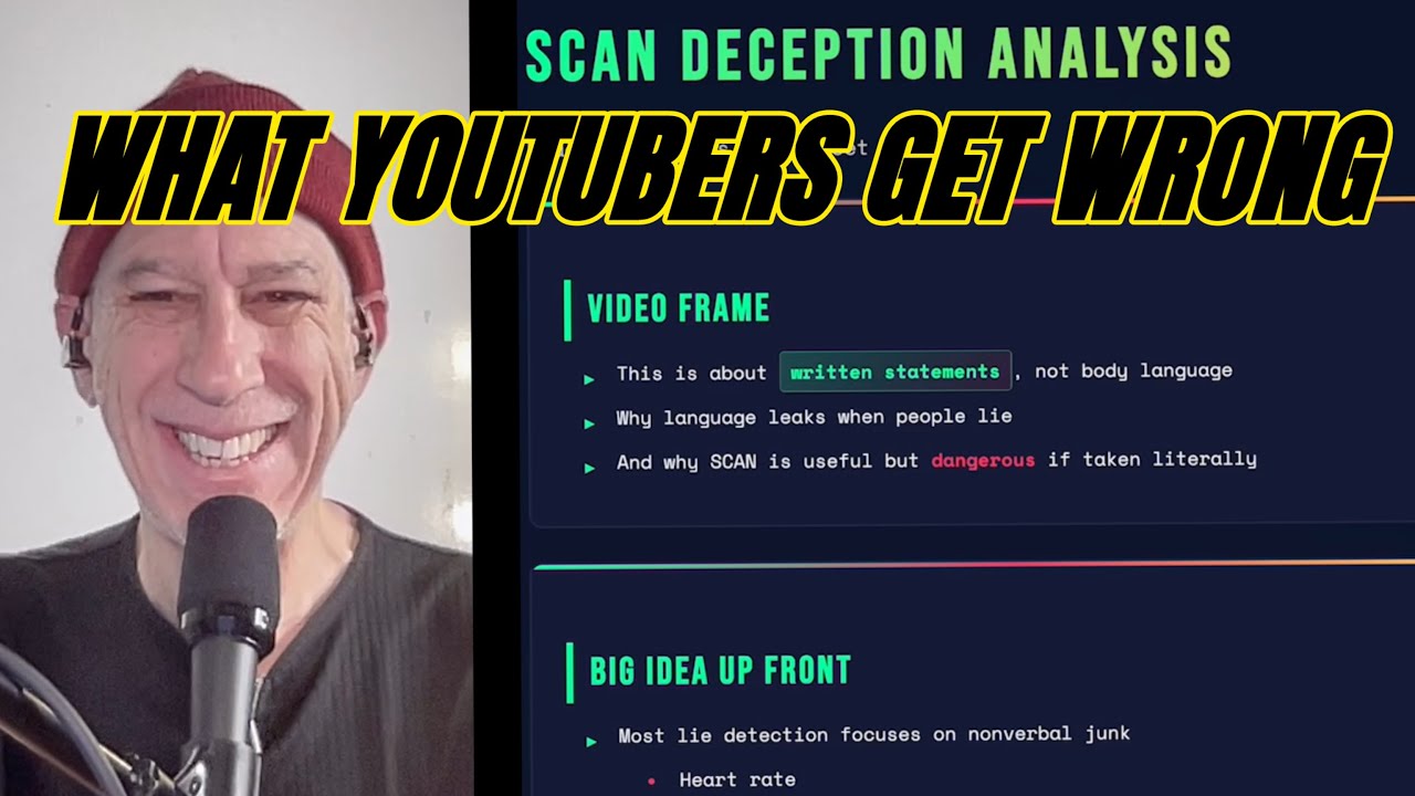 Does SCAN Analysis Work and What YouTubers Get Wrong