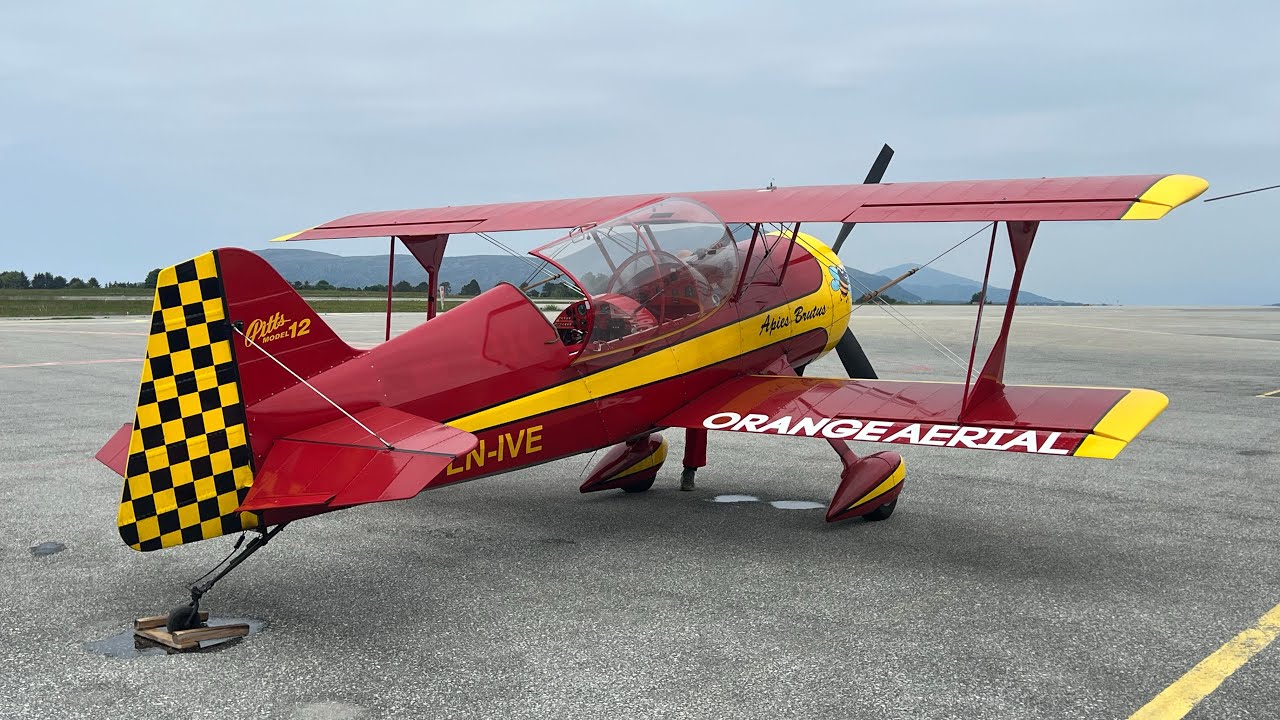 Air show at Aalesund (Vigra) airport.