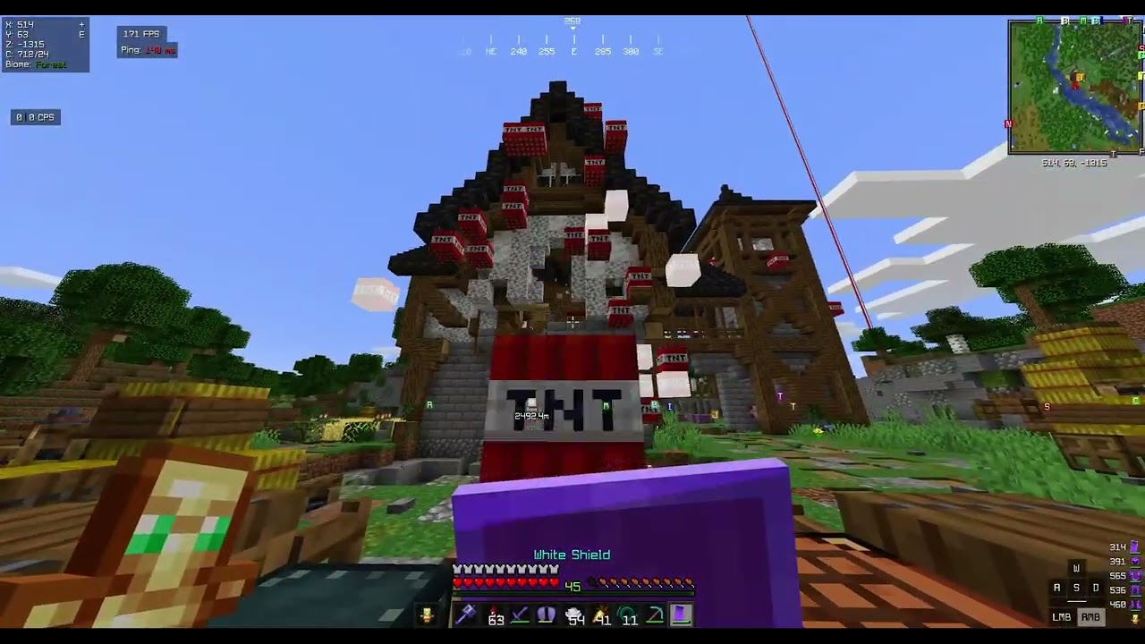 Blowing up Jamz's house