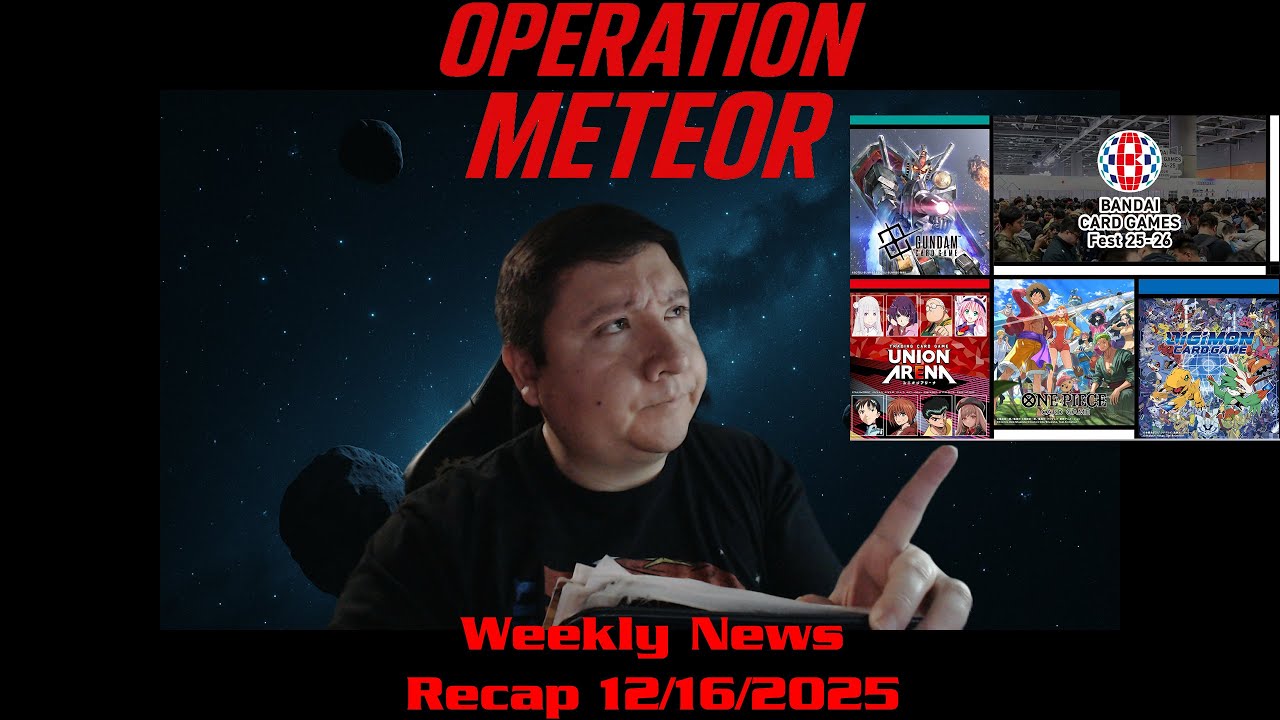 Operation Meteor Report 12/16/2025 | Gundam Card Game News Recap!