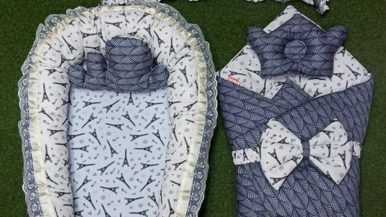 Original Baby Snuggle Bed With Turkish Carry Nest in 9PCs Set (Newborn Bistar)