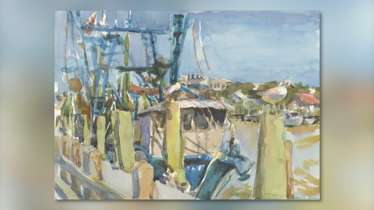 Inside the Artist’s Process: Local Painter Demonstrates Watercolor