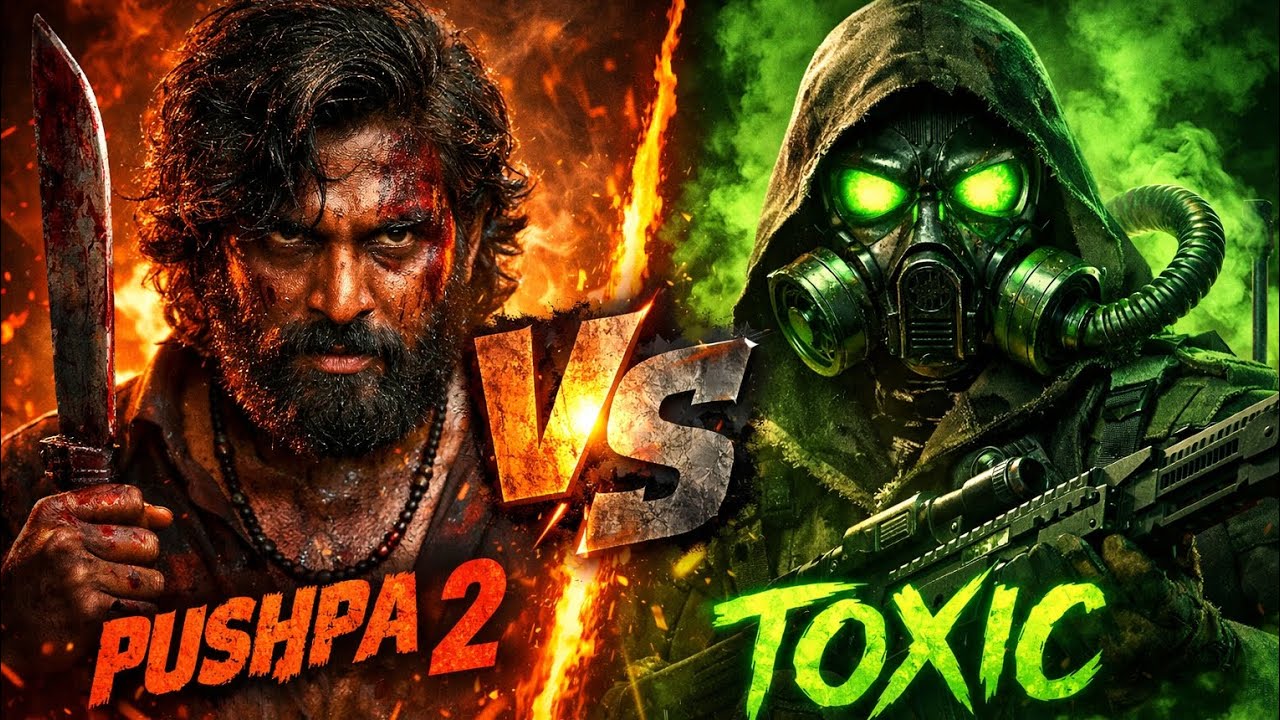 Pushpa 2 vs toxic hit and flop movie comparison video 