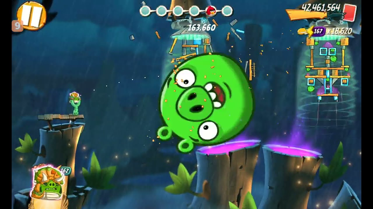 Unlock Levels 2010-2013 Boss Foreman Pig Angry Birds 2 Bamboo Forest Gothenbird Part 454
