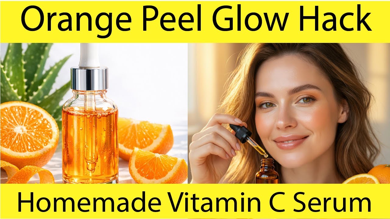Orange Peel Glow Secret Vitamin C Serum and Scrub at Home