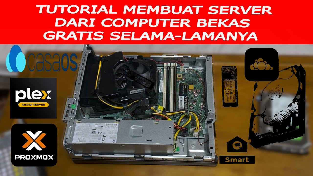 Building A DIY NAS On A Budget - CASA OS - FREE HOME SERVER from Old PARTS