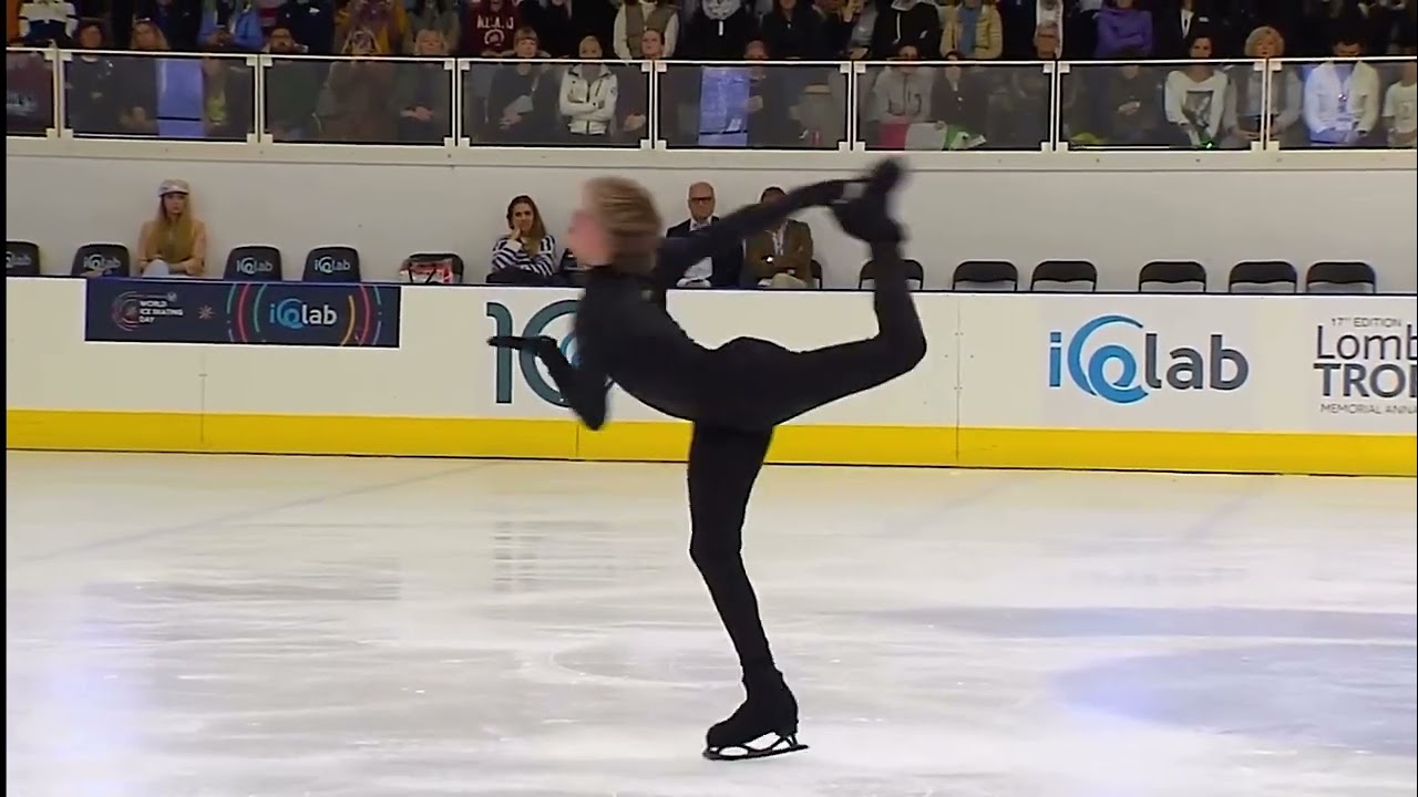 Ilia Malinin 25/26 Short Program Camel Spin- Lost Crown