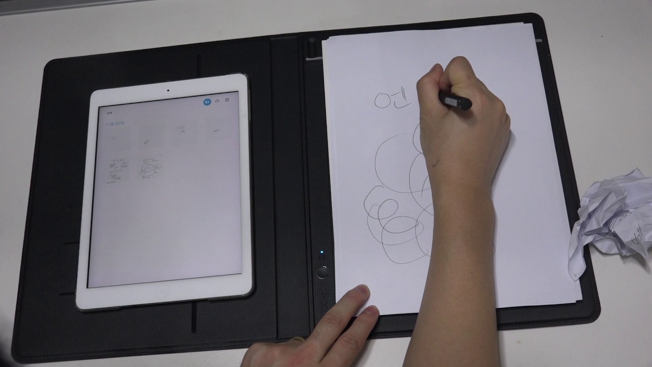 뱀부 폴리오Bamboo Folio 와 아이패드로 아이디어 회의 정리하기