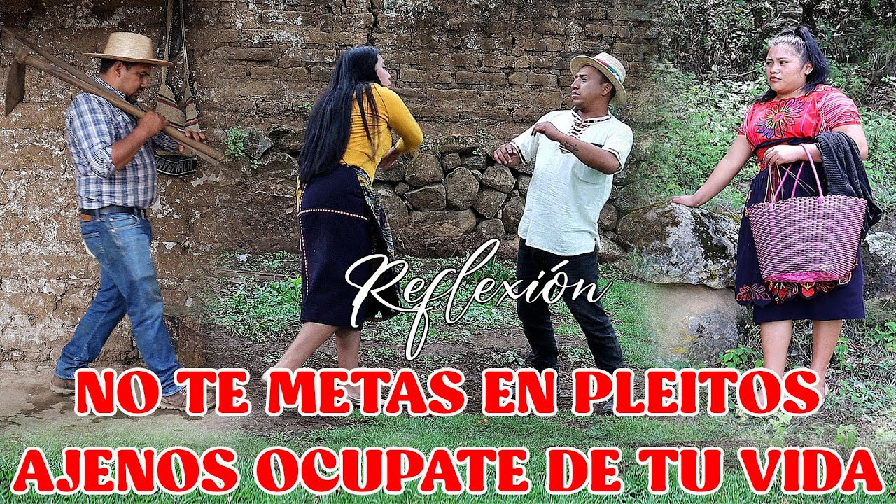 NO TE METAS EN PLEITOS AJENOS OCUPATE DE TU VIDA Reflexión...