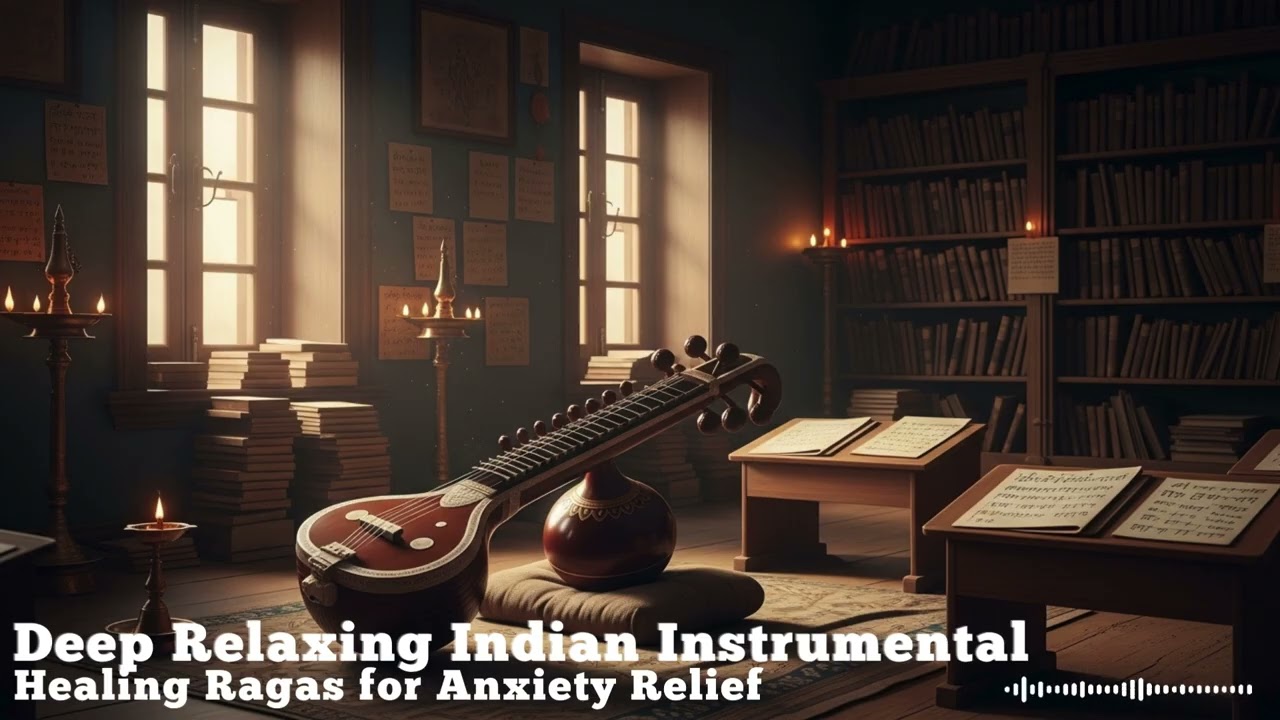 Deep Relaxing Indian Instrumental Music for Anxiety Relief | Healing Ragas