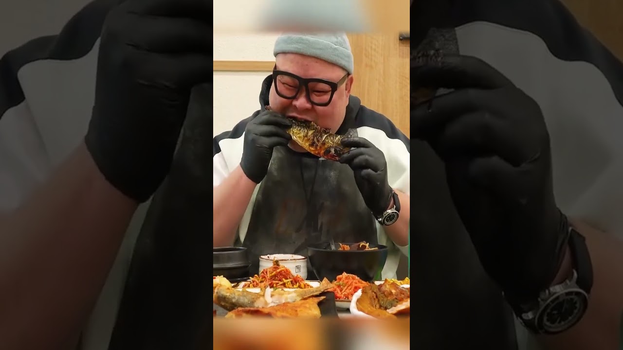 생선구이 뼈째로 야무지게 먹어보기!| Roasted fish Mukbang Eatingshow #food #foodsharing #mukbanginternational 