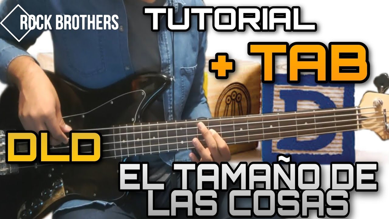 🎸Aprende a TOCAR el Tamaño de las Cosas DLD en BAJO ELECTRICO🎶