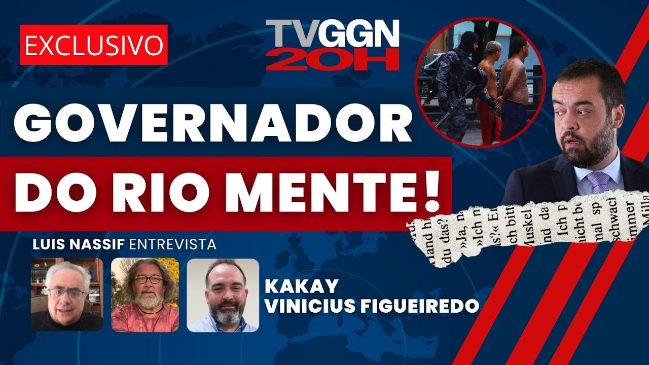 EXCLUSIVO: A verdade sobre a guerra de Claudio Castro no Rio | TVGGN 20h | (28/10/25)