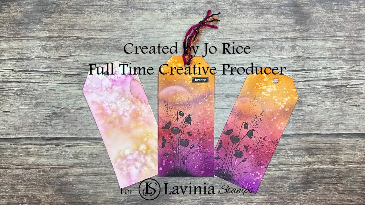 Смешивание чернил от Джо Райс #laviniastamps #cardmakingvideo #blending